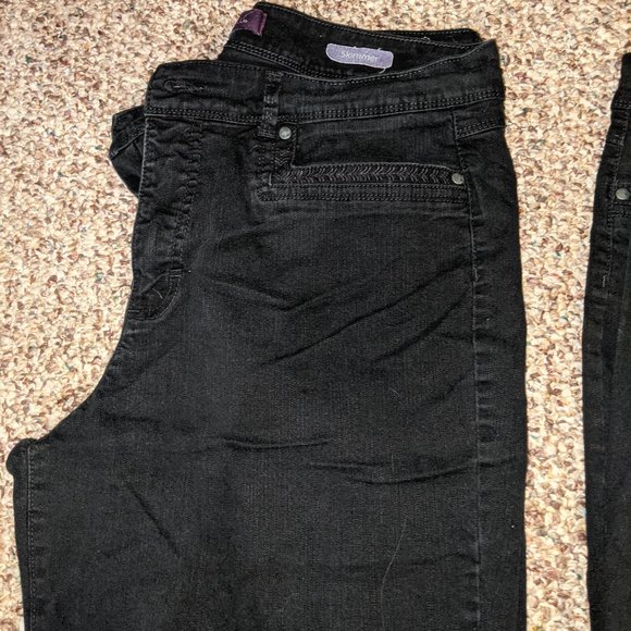 SKIMMER BLACK  CAPRIS  SZ  14 - Picture 2 of 3